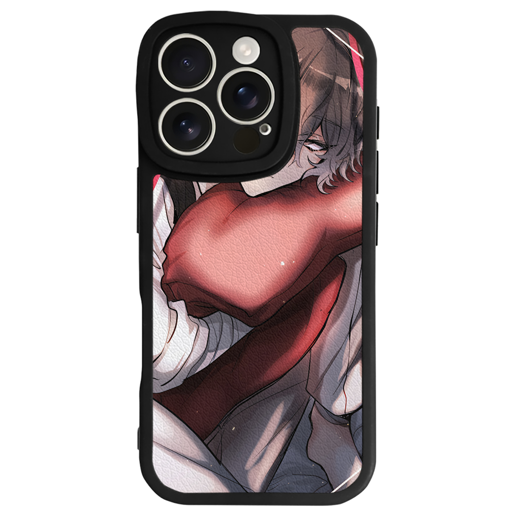 （画像用） 文豪ストレイドッグス Bungo Stray Dogs 【iPhone 16シリーズ対応】シリコンスマホケース（レザー調） 材質：シリコン